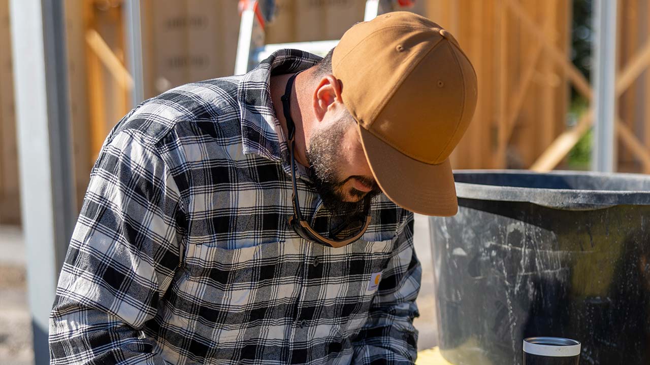 Skovmandsskjorte fra front