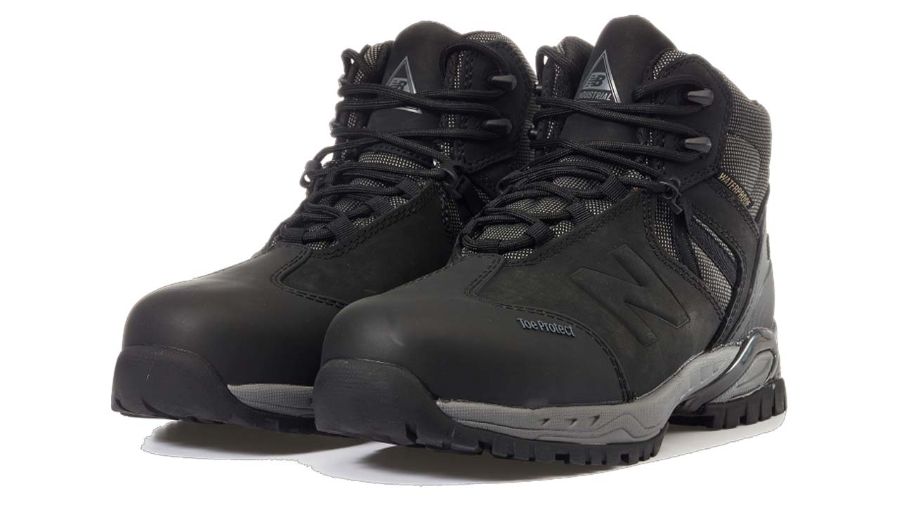 Certificeret sikkerhedsst&oslash;vle fra New Balance i sort
