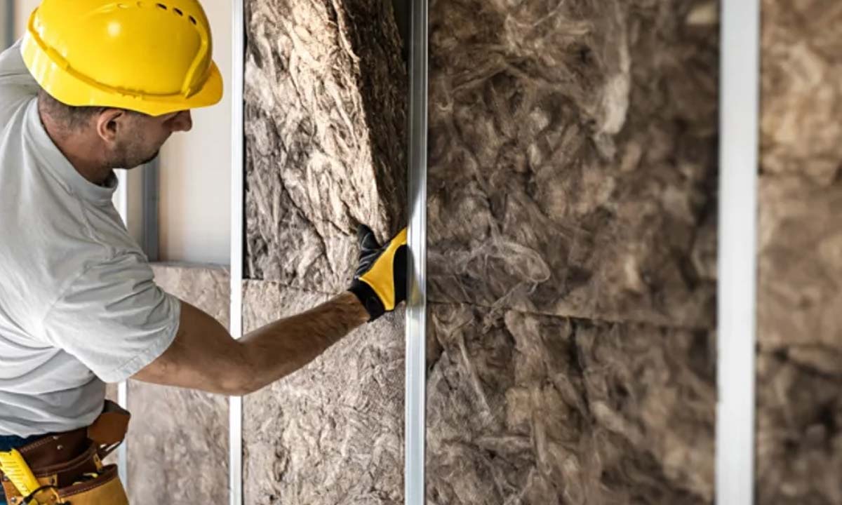 Isolering af skillevæg med Knauf EcoBatt