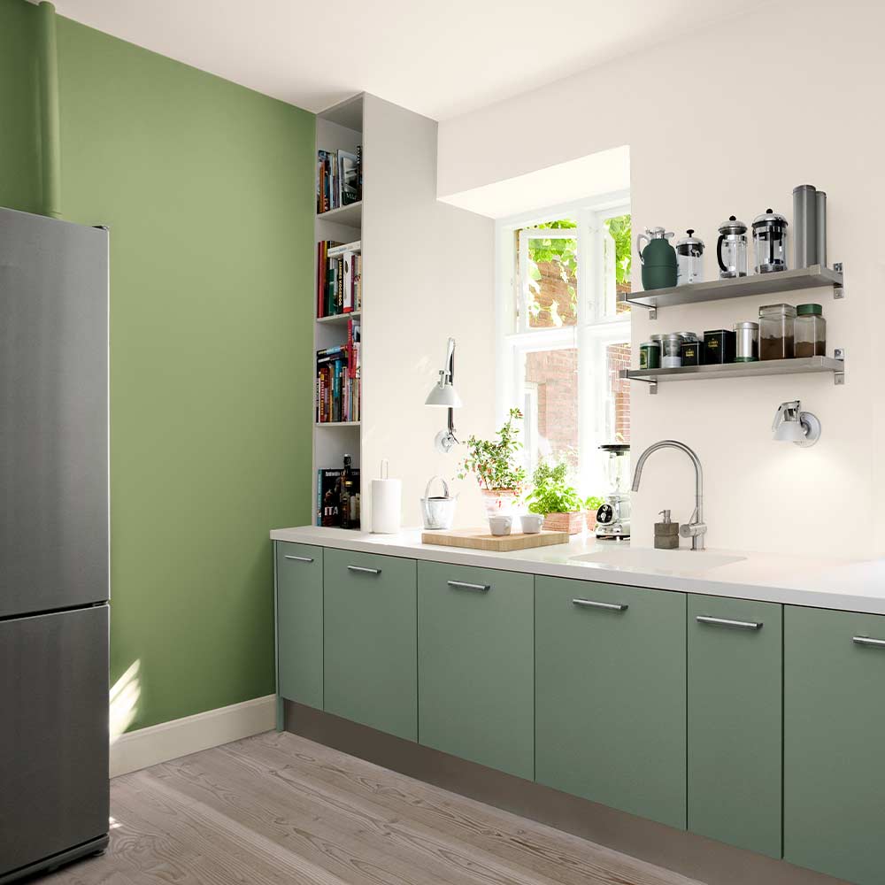 Grønne farver til vægmaling