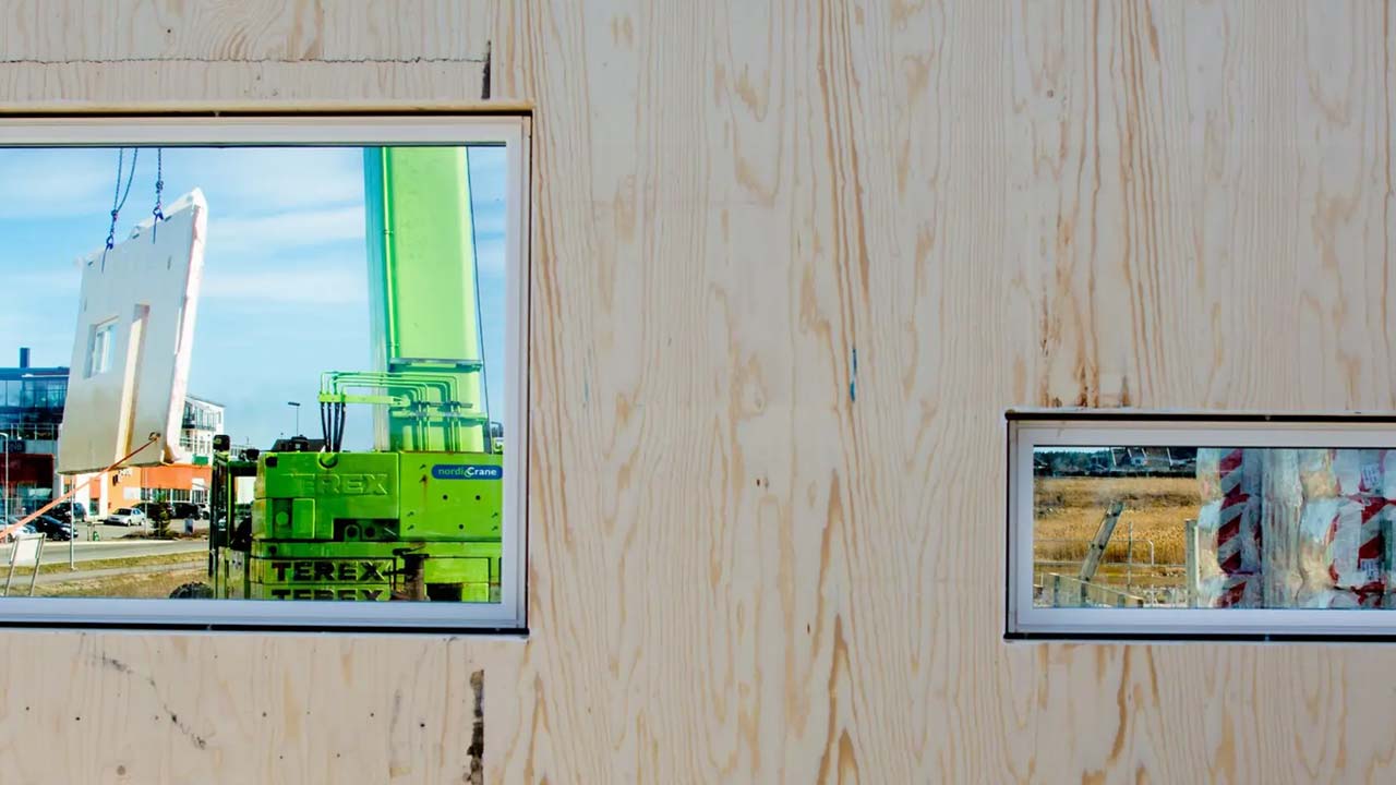 Metsa spruce krydsfiner til udvendige facader