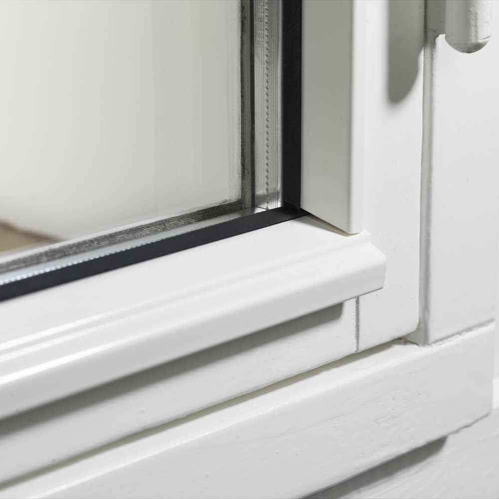 Renovering af trævindue med glasliter