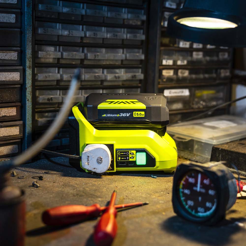 Inverter brugt p&aring; et v&aelig;rksted
