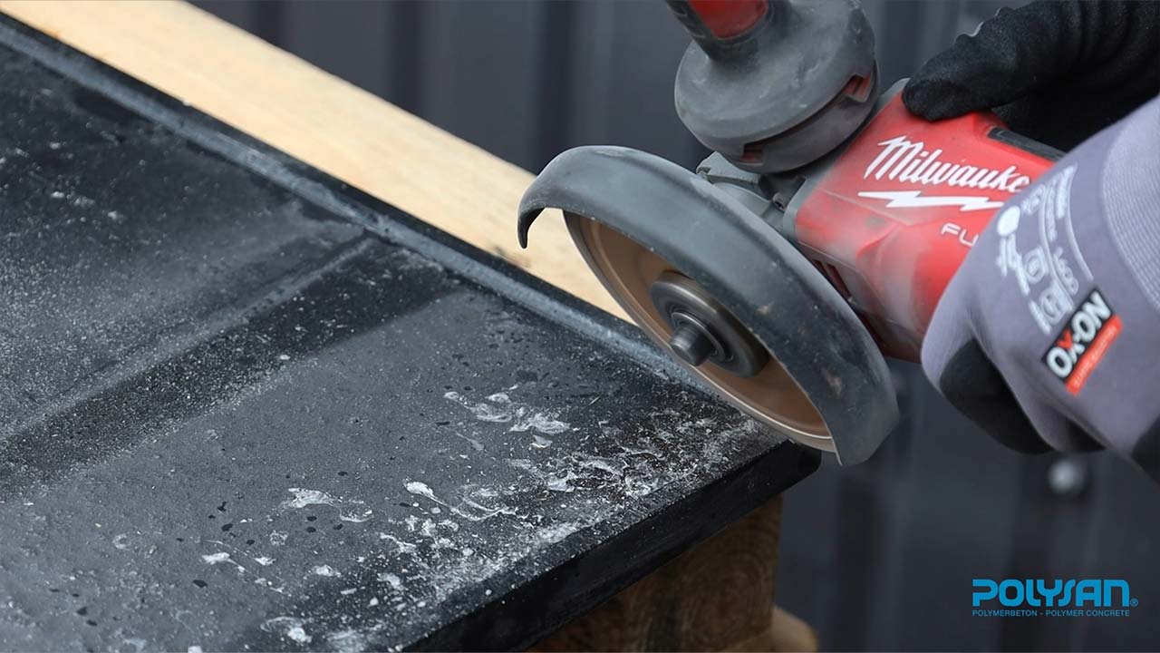 Tilskæring af vandnæse på murafdækning