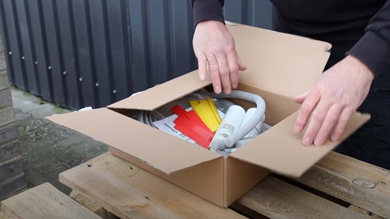 Samlet kit til murafdækning fra Polysan