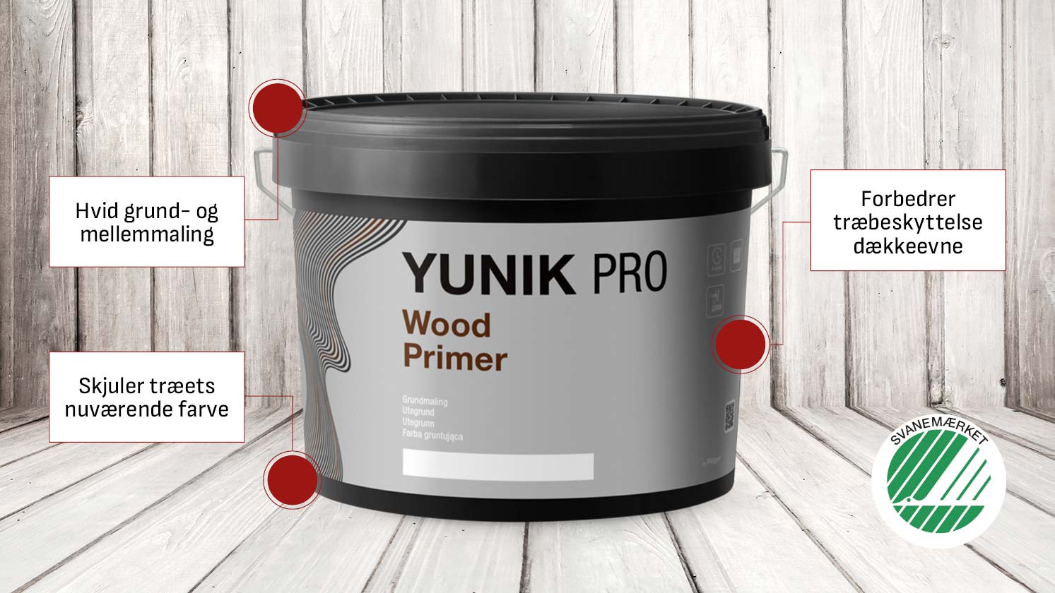 Yunik Pro Trægrunder mellemmaling