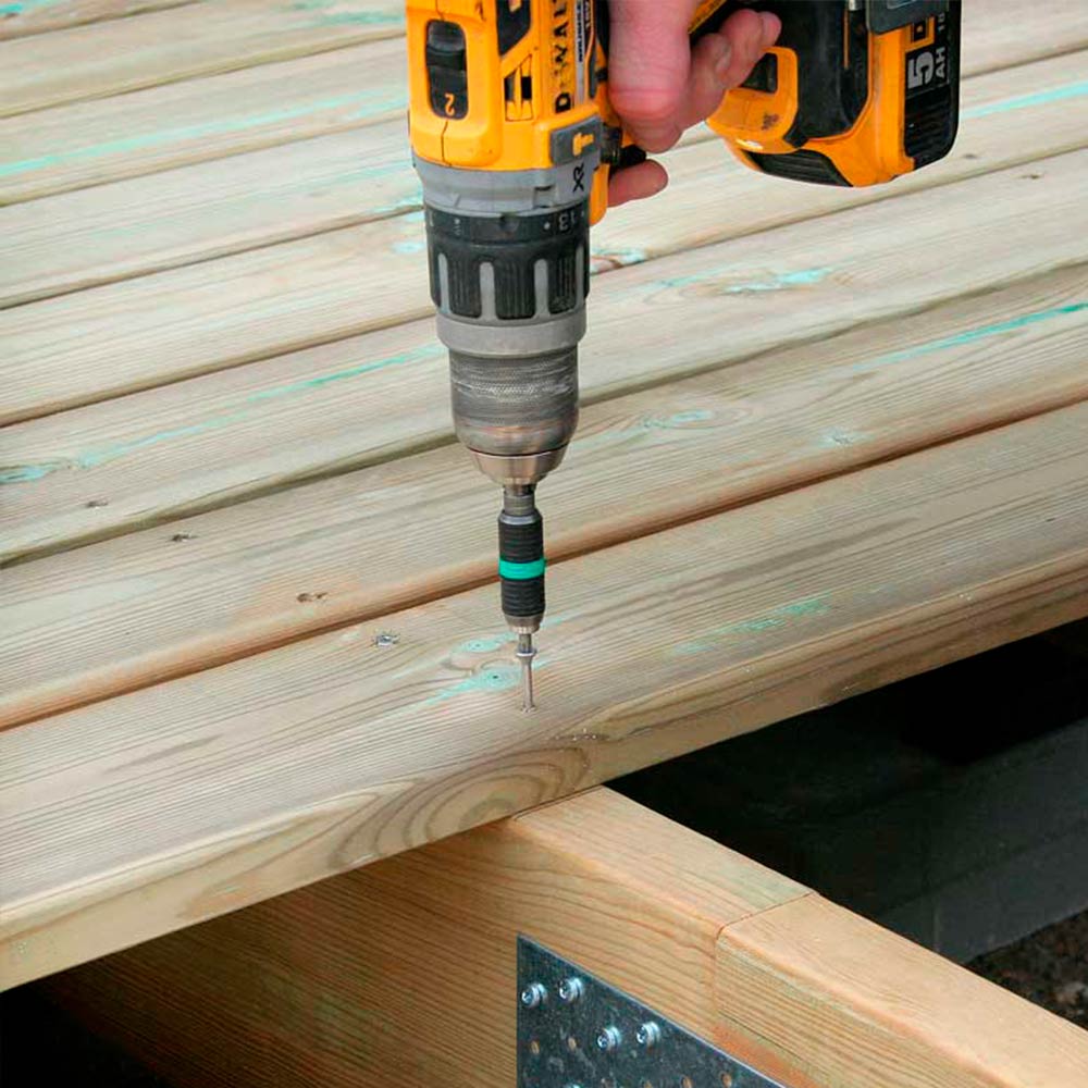 Korrekte terrasseskruer