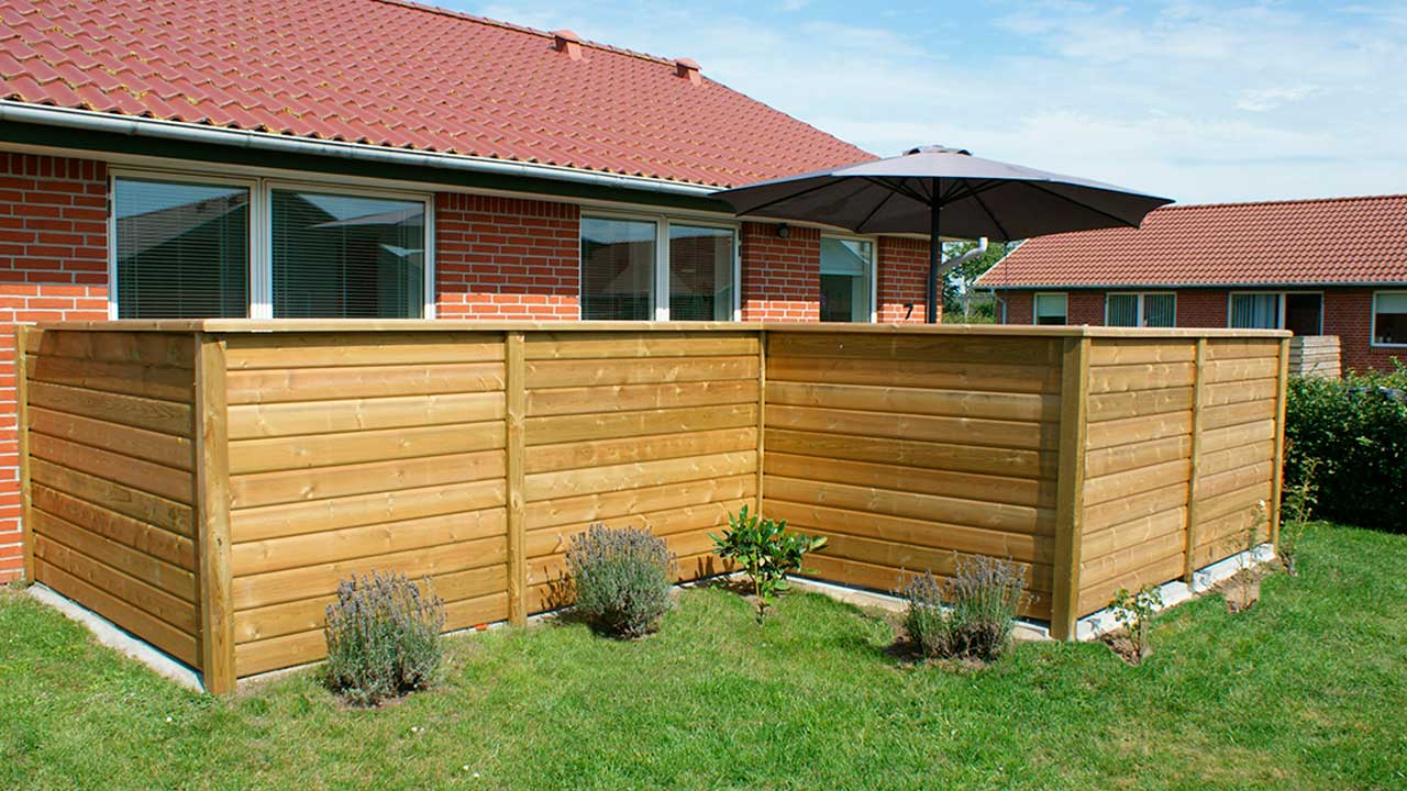 Hegn til hus, have og terrassen