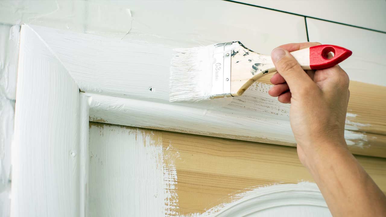 Hvid træmaling til dørkarme