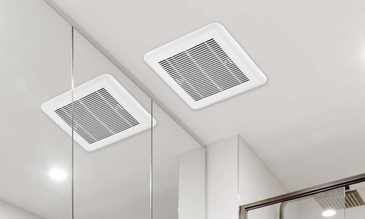 Ventilation i badeværelse loft