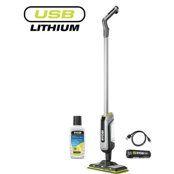 Ryobi 4V USB Lithium Spraymoppesæt RSM4-120G Inkl. Batteri 2,0Ah